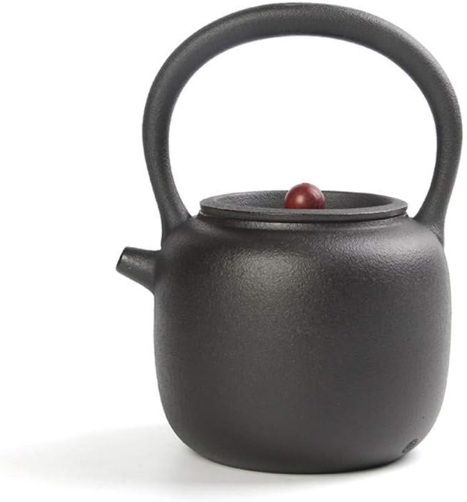 MSH Heat-Resistant Ceramic Kettle, Tea Maker, Teapot, Electric Heating, Black Clay Pot, Teapot