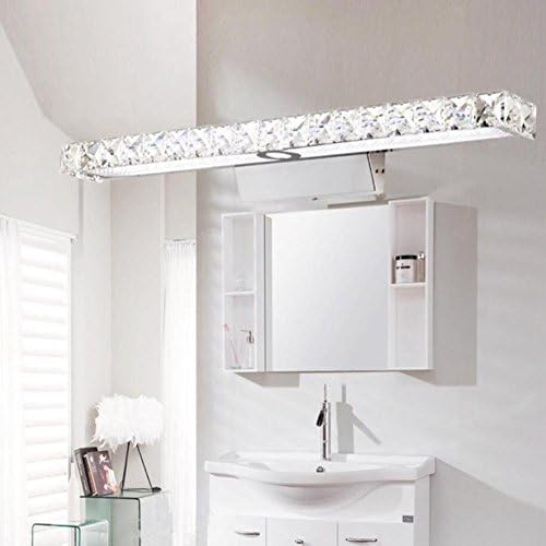 JIN Crystal Mirror Headlights LED Modern Simple Bathroom Bathroom Mirror Front Light Make - Up Lamp Mirror Lamp , White Light , 54cm