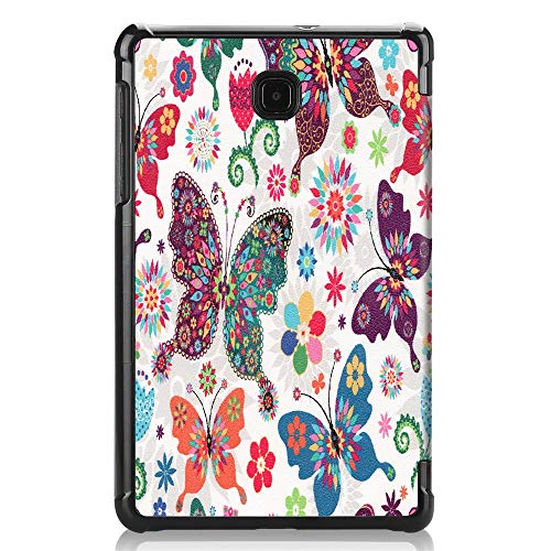 Cywulin Case for Samsung Galaxy Tab A 8.0 2018, Slim Folio Smart Trifold Leather Shell Stand Cover Lightweight for Galaxy Tab A 8 Inch 2018 Release Tablet SM-T387 Verizon Sprint T-Mobile AT&T (C)