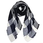 Womens Plaid Blanket Fall Winter Scarf Chunky Thick Large Tartan Shawl Wrap Womens Plaid Blanket Fall Winter Scarf Chunky Thick Large Tartan Shawl Wrap