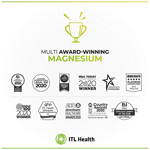 ITL Health Mag365 Natural Vegan Exotic Lemon Flavor Magnesium Powder