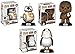 Funko POP! Star Wars The Last Jedi: BB-8 + Chewbacca + Porg – Vinyl Bobble-Head Figure Set NEW