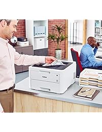 Brother HL L3230CDW Compact Digital Color Printer Providing Laser Printer Quality Results with Wireless Printing and Duplex Printing,  Dash Replenishment Enabled