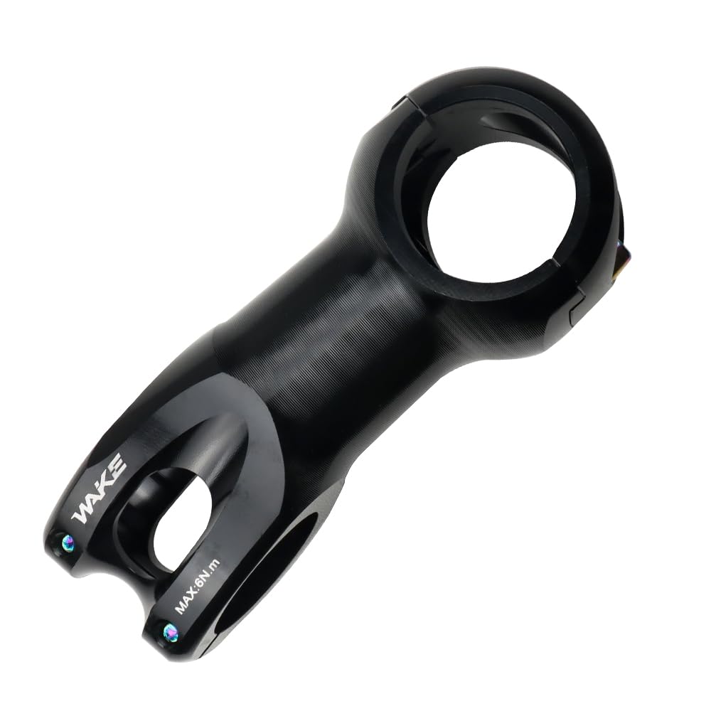 BESNIN Bike Stem Black MTB Stem Drop 10 Degree 31.8mm 45mm/60mm/70mm/80mm/90mm/100mm/110mm/120mm Mountain Bike Stem Handlebar Stem for Cycling Aluminum Alloy (Drop 10 Degree, 80mm)
