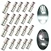 EverBright 20-Pack Extremely Bright White 1157 Led Bulb, BAY15D 1016 1034 7528 2057 LED Bulb Replacement for Car Bulb Tail Brake Light Bulb Backup Reverse Lamp Side Marker Lights, 5050 18-SMD, DC 12V