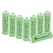 BAOBIAN AA 600mAh 1.2V NiMH Rechargeable Batteries for Solar Light,Solar Lamp,Garden Lights Green(8 PCS)