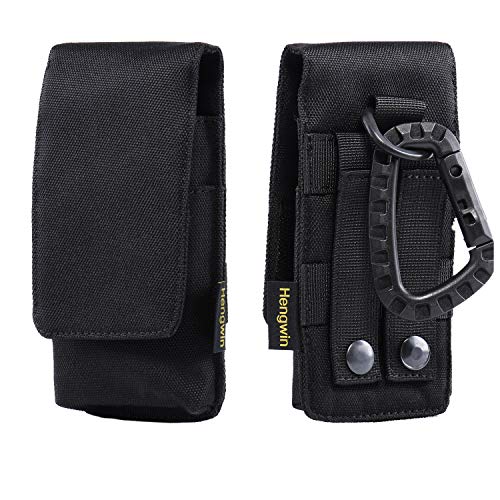 Hengwin Holster Belt Case, Nylon iPhone 8 Plus Holster Case with Belt Clip Phone Pouch Case Vertical Smartphone Holster Men Waist Bag Blet Loop Pouch Holster for iPhone 7 Plus 6s Plus