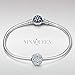 NinaQueen 925 Sterling White-Silver Love Clover Charm for European Bracelets Fit for Pandöra Charms Pendant Chocker Necklaces Birthday Anniversary Christmas Gifts For Mommy Women Her Wife Sister Daughter