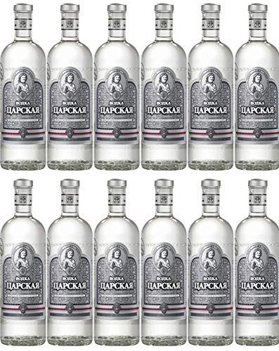 Vodka Ladoga Zarskaja Original 1L SPARSETS russischer Wodka (12)