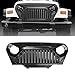 u-Box Jeep TJ LJ Gladiator Grille Matte Black Vander Grill Cover w/Mesh Insert for 1997 1998 1999 2000 2001 2002 2003 2004 2005 2006 Jeep Wrangler & Wrangler Unlimited