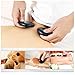 Lifetop 2pcs /lot Massage Large Stones Massage Lava Natural Stone Set Hot Spa Rock Basalt Stone (3.14 x 3.14 in)