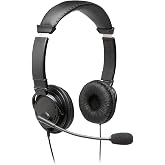 Kensington Hi-Fi Headphones with Microphone (K97603WW), Black, Universal, 3.5mm