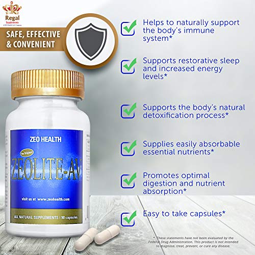 ZEOLITEAV Capsules Potent Immune System Booster with Humic Acid