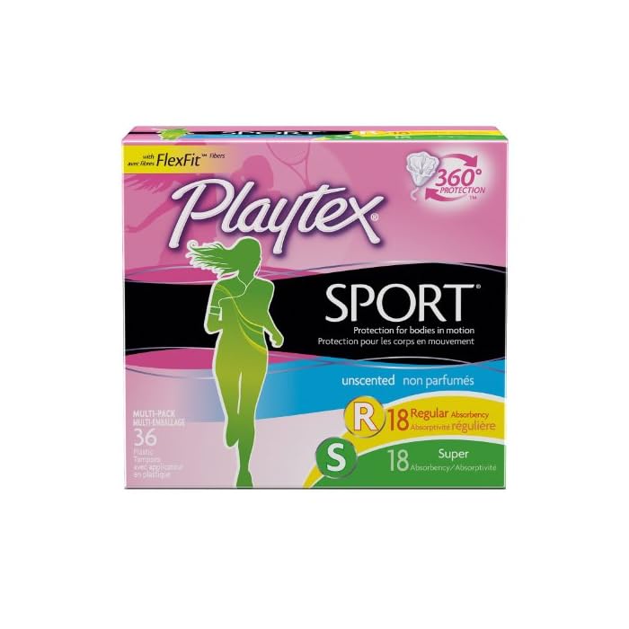 Buy Playtex Sport Tampons with Plastic Applicators Unscented MultiPack
