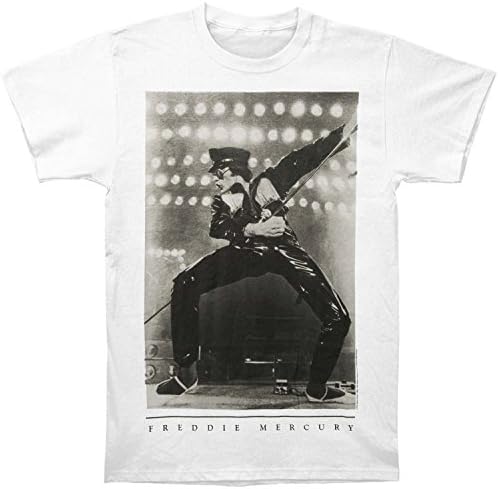 Freddie Mercury Men's Freddie Lights T-Shirt White
