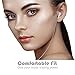 THE Electronics Wired 3.5MM Classic Designed Earphone/Earbuds/Headphones +1 Carry Case w/Microphone Noise Isolating Headphones for Work Talk Play Workout Gym Smartphones Tablets