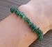 [A&S Crystals] JADE Natural Stone Gemstone Stretchy Chip Bracelet