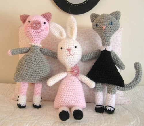 Download Little Animal Girls Crochet Pattern Set (English Edition) PDF