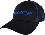 Bauer Men's New Era 39Thirty Training Cap, Navy, Small/Medium