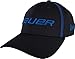 Bauer Men's New Era 39Thirty Training Cap, Navy, Small/Medium