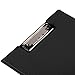 MyLifeUNIT Clipboard Folder with Pocket, Clipboard Padfolio File Folder, Letter Size or A4 Size (Black)