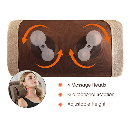 OWAYS Recliner Chair Full Back Kneading Massage Chair with Cushion, Rocking Design Recliner Chair, Adjustable Pillow, Vibrating and Heating, 6 Massage Modes, Ergonomic Design Armrests, Linen Cover - Thumbnail 3