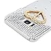 YOKIRIN for Samsung Galaxy S8 Plus Case, Crystal Clear Transparent Handmade Bling Shiny Crystal Diamond Design PC Hard Shell Full Protective Case Cover for Samsung Galaxy S8 Plus, Holy Love