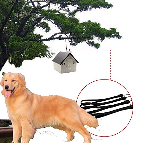 Serenity (New Upgrade Model) Ultrasonic Bark Control Device-Anti-Barking Training Tool - Safe Deterrent Silencer for Yard - Outdoor Sonic Control For Small/Medium/Large Dogs -Up To 50 Feet Effective