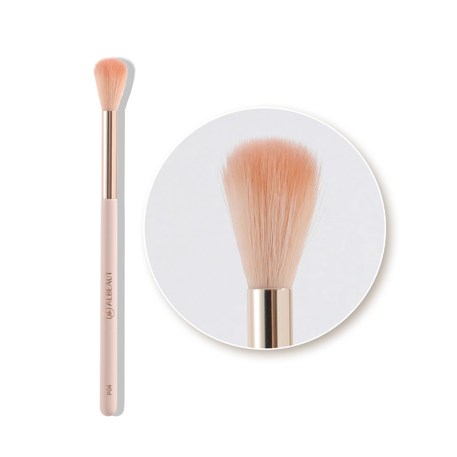 Photo 1 of Albeaut Highlighter Brush, Fluffy Eyeshadow Blending Brush, Must-Have Makeup Tool for Highlight & Blush (Medium Blender)
