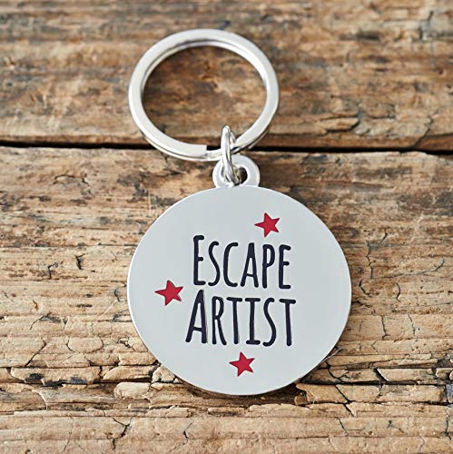 Sweet William Escape Artist Dog ID Name Tag