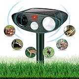 Dog Repellent Ultrasonic, Outdoor Solar Powered and