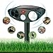 Cuteepets Dog Chaser, Outdoor Solar Powered & Weatherproof Ultrasonic Dog/Cat/Chaser