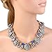 EVER FAITH Vintage Style Art Deco Statement Necklace Austrian Crystal Gold-Tone
