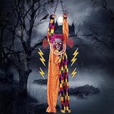 MAIAGO 5.6 Ft Halloween Hanging Animated Talking