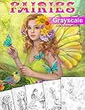 Fairies. GRAYSCALE Coloring Book: Coloring Book for Adults by Alena Lazareva