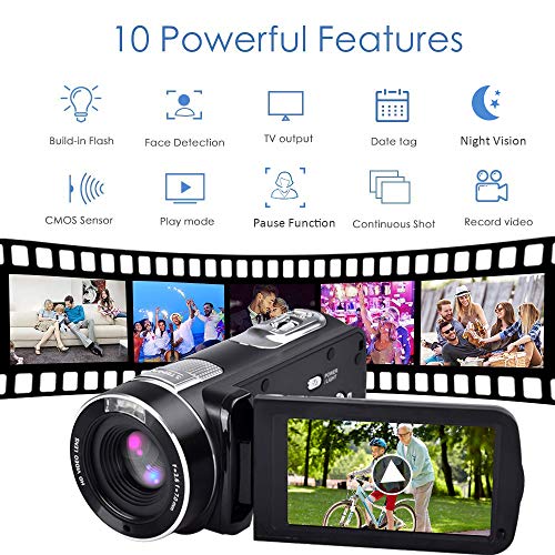 2 Camcorder+WEILIANTE+Digital+Recorder+Batteries