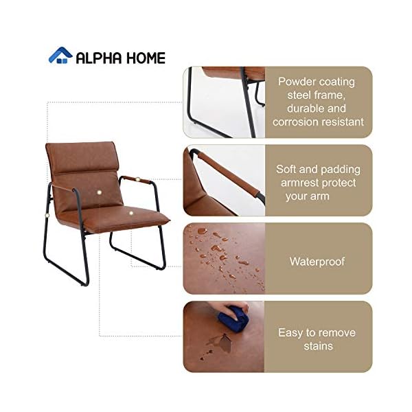 Alpha Home Living Room Accent Chair Sofa Chair Lounge Chair With Metal Leg For Home Office Study Living Room Vanity The Home Kitchen Store