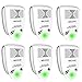 WILDJUE Ultrasonic Pest Repeller Pest Control [6-Pack] Spider repellent, Electronic Plug In Pest Repeller- Repels Mice, Roaches,Spiders,Other Insects,Non-toxic Environment-friendly, Humans & Pets Safe
