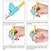 Sumind 6 Pieces Children Pencil Holder Grips Pen Writing Grip Posture Correction Tool for Pencils