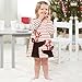 Digood Toddler Newborn Baby Girl Kids Striped Christmas Deer Dress Outfits Clothes (2-3 Years old, White)