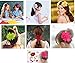 Avando Boutique Grosgrain Ribbon Pinwheel Hair Bows Clips for Baby Girls Teens Toddlers Kids Children Set of 40