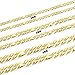 Besteel Jewelry 3-9mm Stainless Steel Figaro Chain Necklace for Men and Women 18-36 Inch