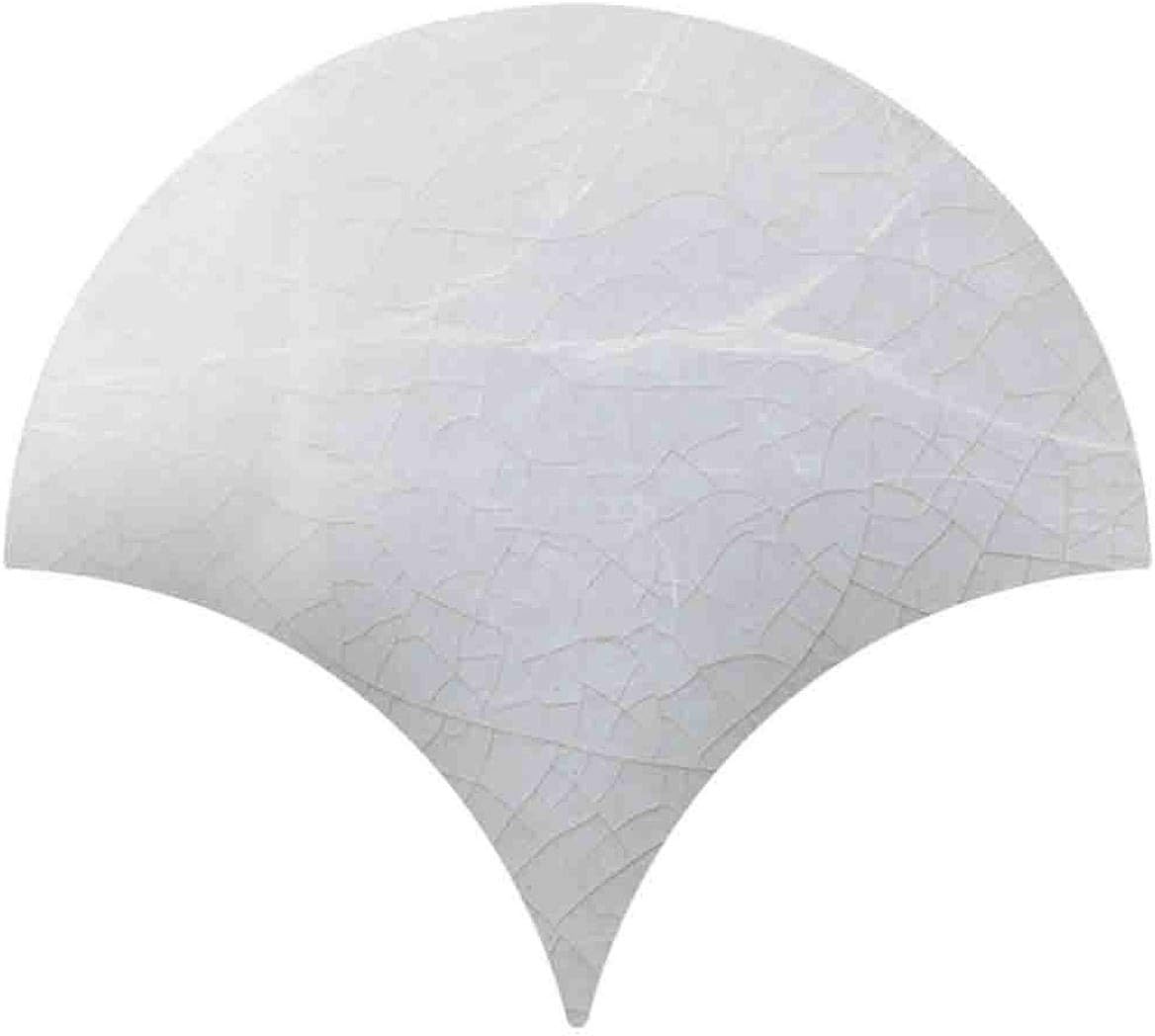 Meiliwanju Fish Scale Stencil - 5.8x5.2 inch (L) - Peel and Stick Reusable Template Allover Wallpaper Wall Stencils for Painting DIY Kitchen Bathroom Decor (I, 5.8x5.2 inch)