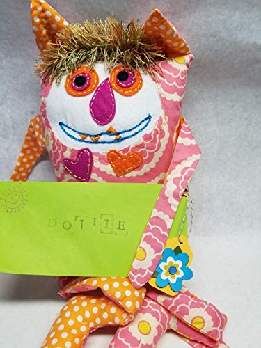 Big Goofy Monster Doll Handmade Lovable Pillow