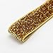 DZT1968 Baby Girl Bling Bling Crown Pearl Headband Head Wrap Hair Band Headwear (Gold)