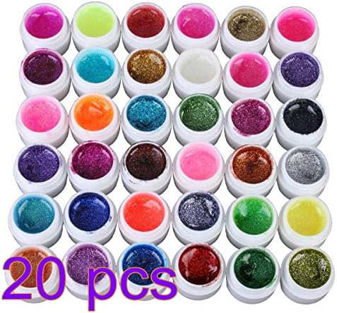 Youarebb UV Gel Builder Nail Art Tips Glue Manicure Clear (G)