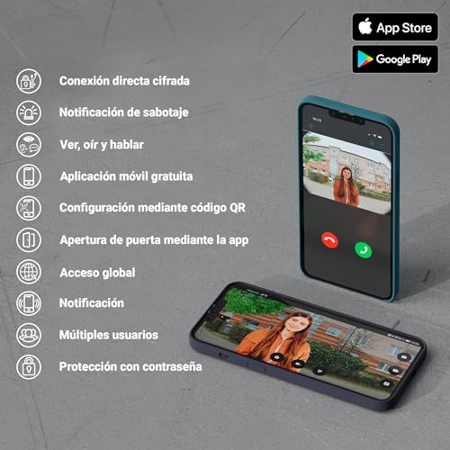 Goliath Video Door Phone [Monitor 7"] Automatic Door Phone with Camera – Video Door Phone with Camera – Video Intercom – Weather and Vandalism Resistant – Recessed