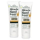 Miracle of Aloe, Miracle Hand Repair Cream 4 ounce tube with 60% UltraAloe - 2 Pack