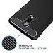 OnePlus 6T Case, Dretal Carbon Fiber Shock Resistant Brushed Texture Soft TPU Phone case Anti-Fingerprint Flexible Full-Body Protective Cover for OnePlus 6T (6.4 Inches) (Black)