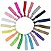 QingHan Elastic Hair Ties Solid No Crease Ouchless Ponytail Holders Rubber Bands For Women Girls Teens and Kids Bows Accessories,100 Ties